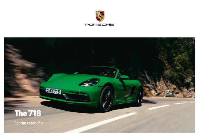Рекламный буклет Porsche 982